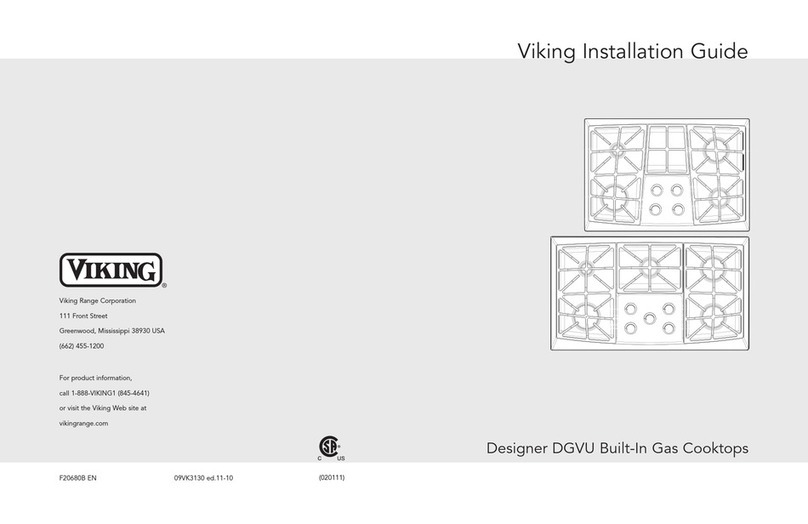 Viking Designer DGVU2004BSS Manuel utilisateur