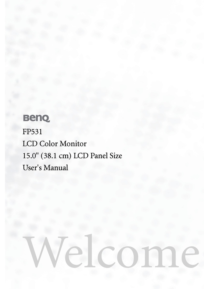 BenQ fp531 Manuel utilisateur