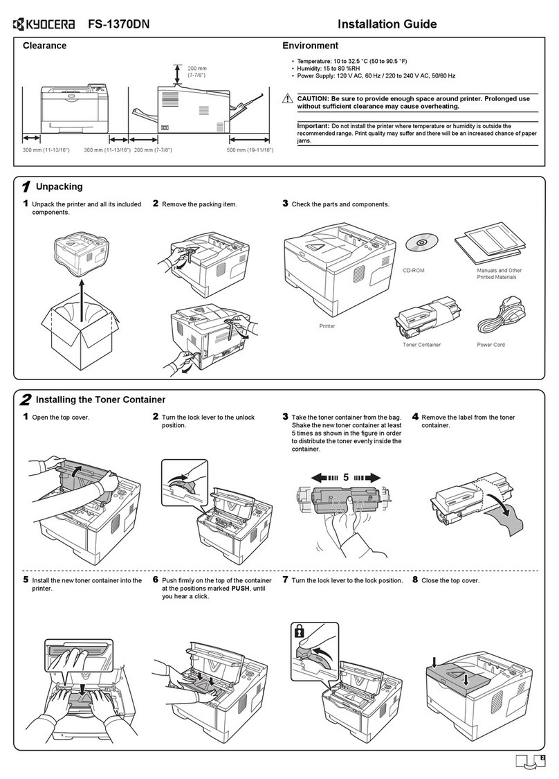 Kyocera ECOSYS FS-1370DN Manuel utilisateur