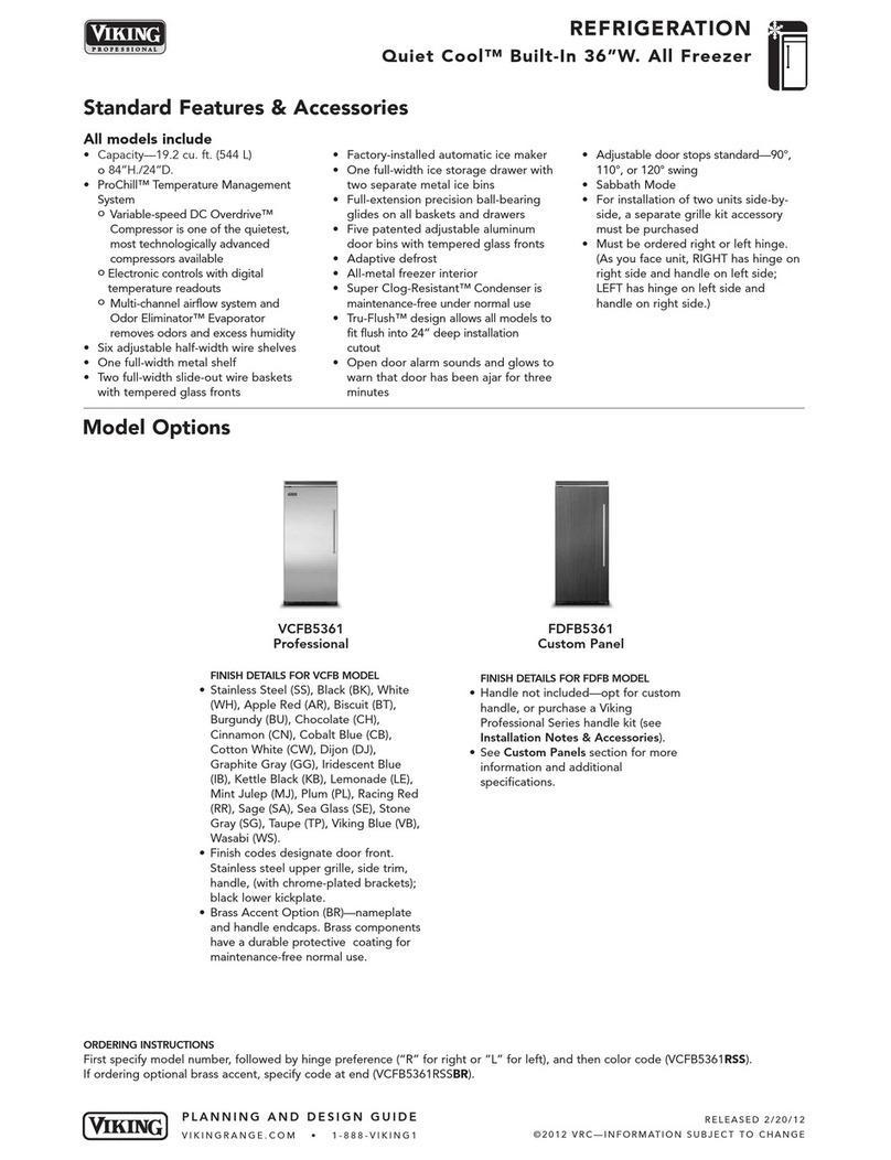 Viking FDFB5361R Manuel utilisateur