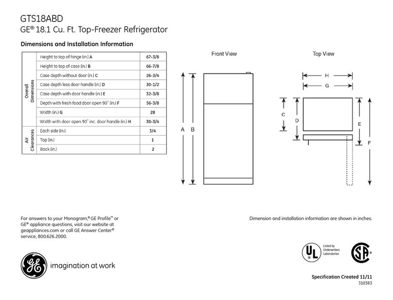 GE GTS18ABDBB Manuel