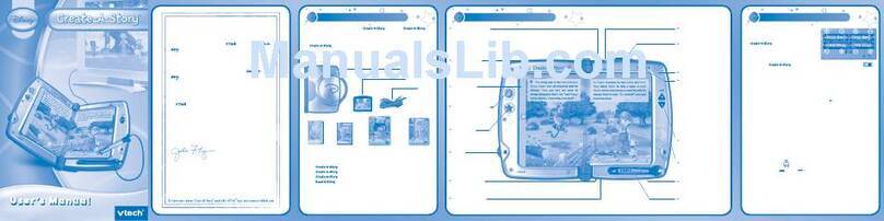 V-tech Create-A-Story Reading System Manuel utilisateur