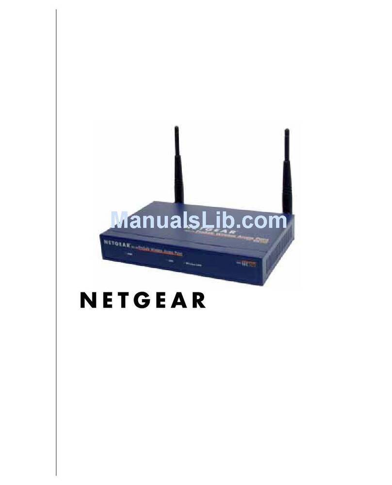 NETGEAR ME103 - 802.11b ProSafe Wireless Access... Manuel utilisateur
