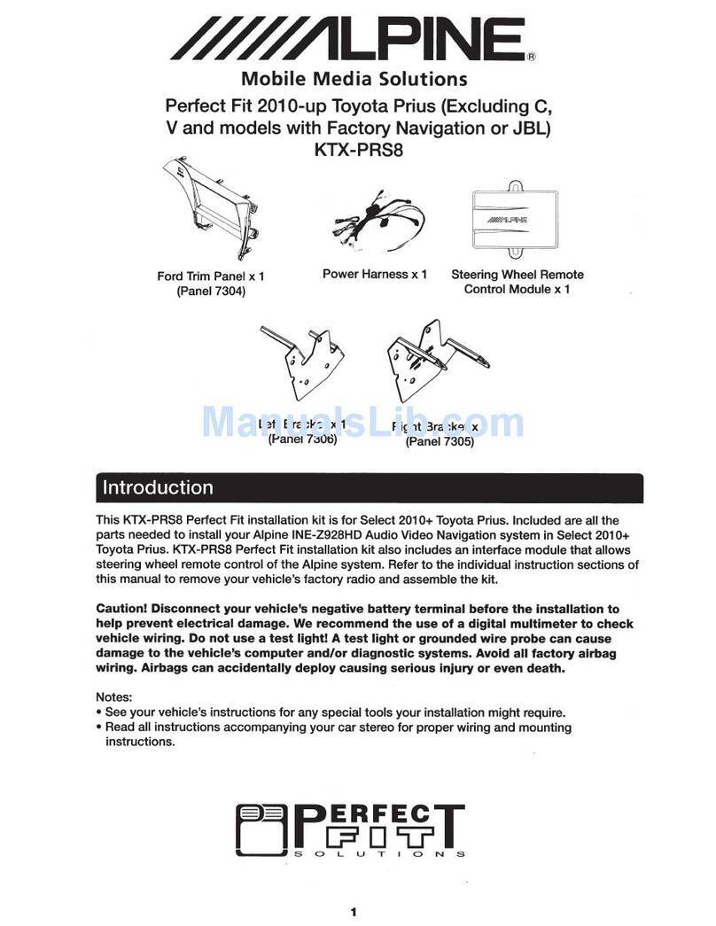 Alpine KTX-PRS8-S Manuel utilisateur