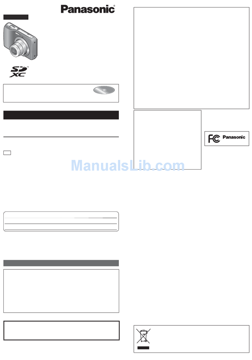 Panasonic Lumix DMC-LS5 Instructions d'installation et d'entretien Panasonic Lumix DMC-LS5 Instructions d'installation et d'entretien