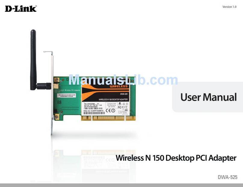 D-Link DWA-525 Manuel utilisateur