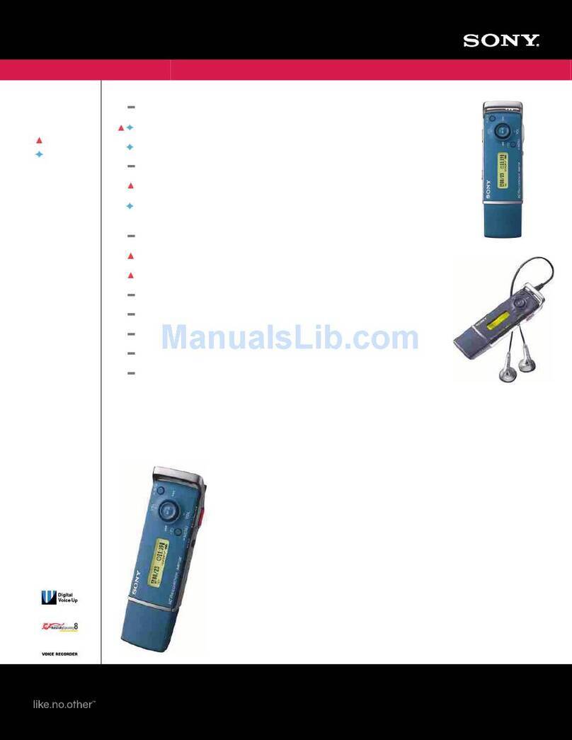 Sony ICD-U70 Manuel utilisateur