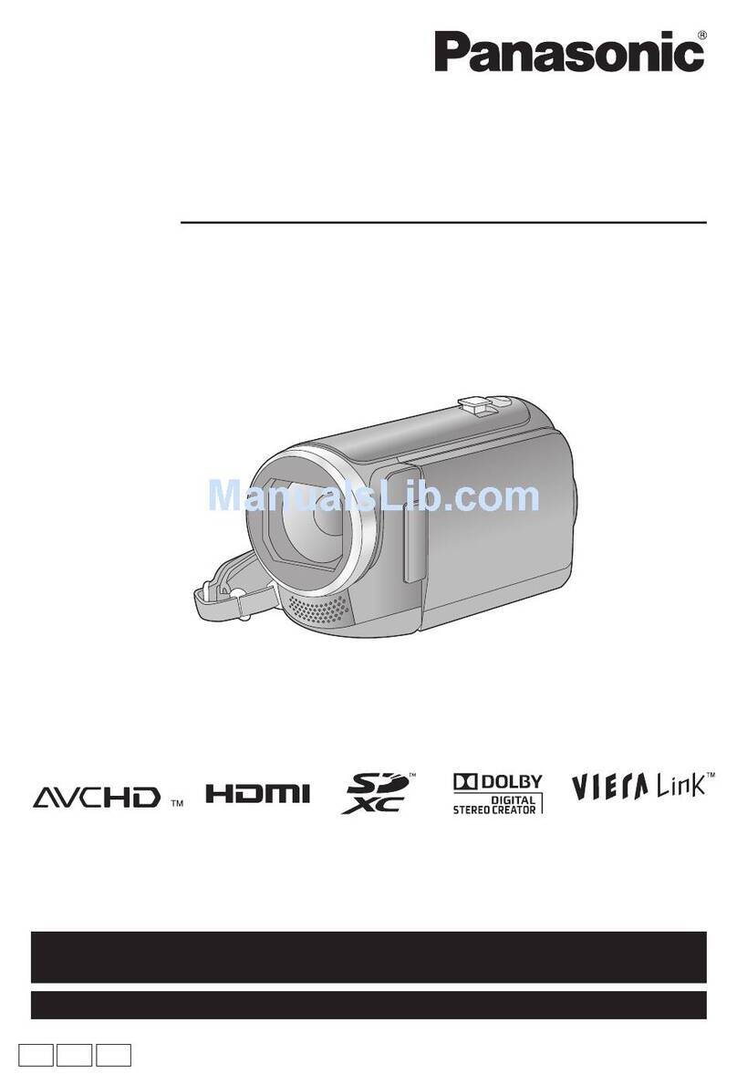 Panasonic HC-V100K Manuel utilisateur