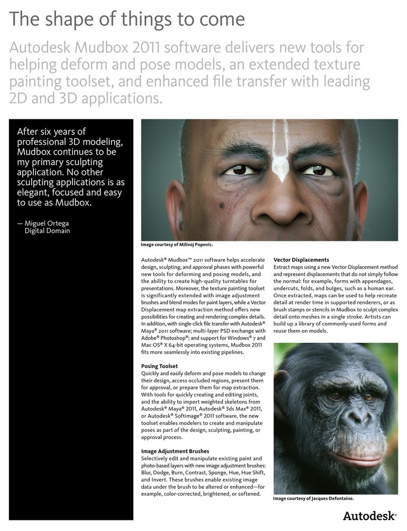 Autodesk AUTODESK MUDBOX 2011 Manuel utilisateur