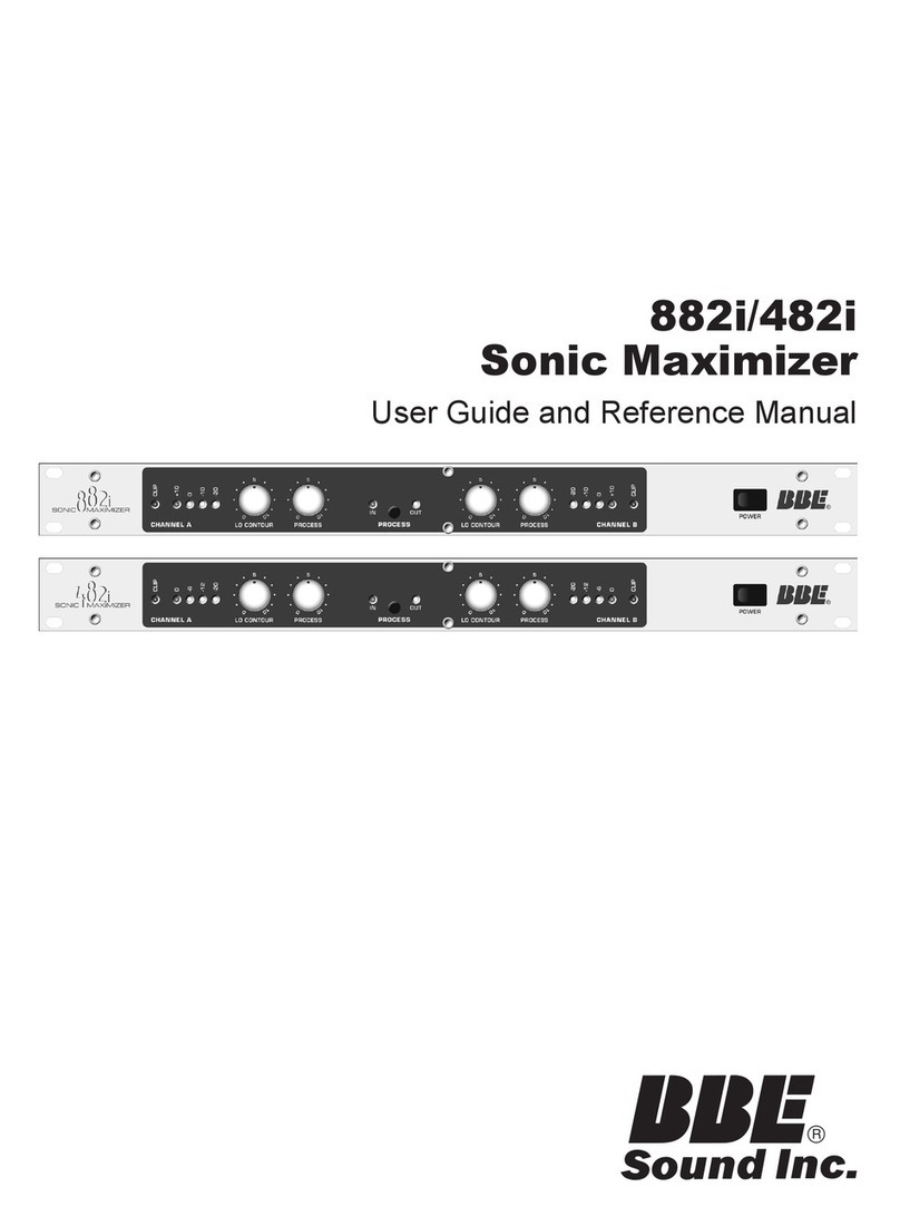 BBE 482I - REV 2 Manuel utilisateur