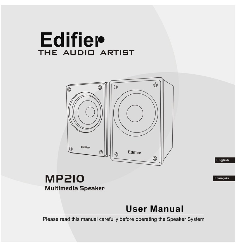 EDIFIER MP210 Manuel utilisateur