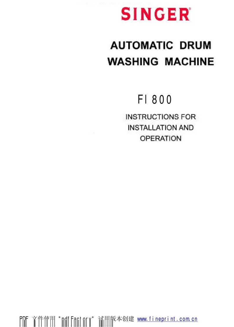 Singer FL800 Manuel du propriétaire