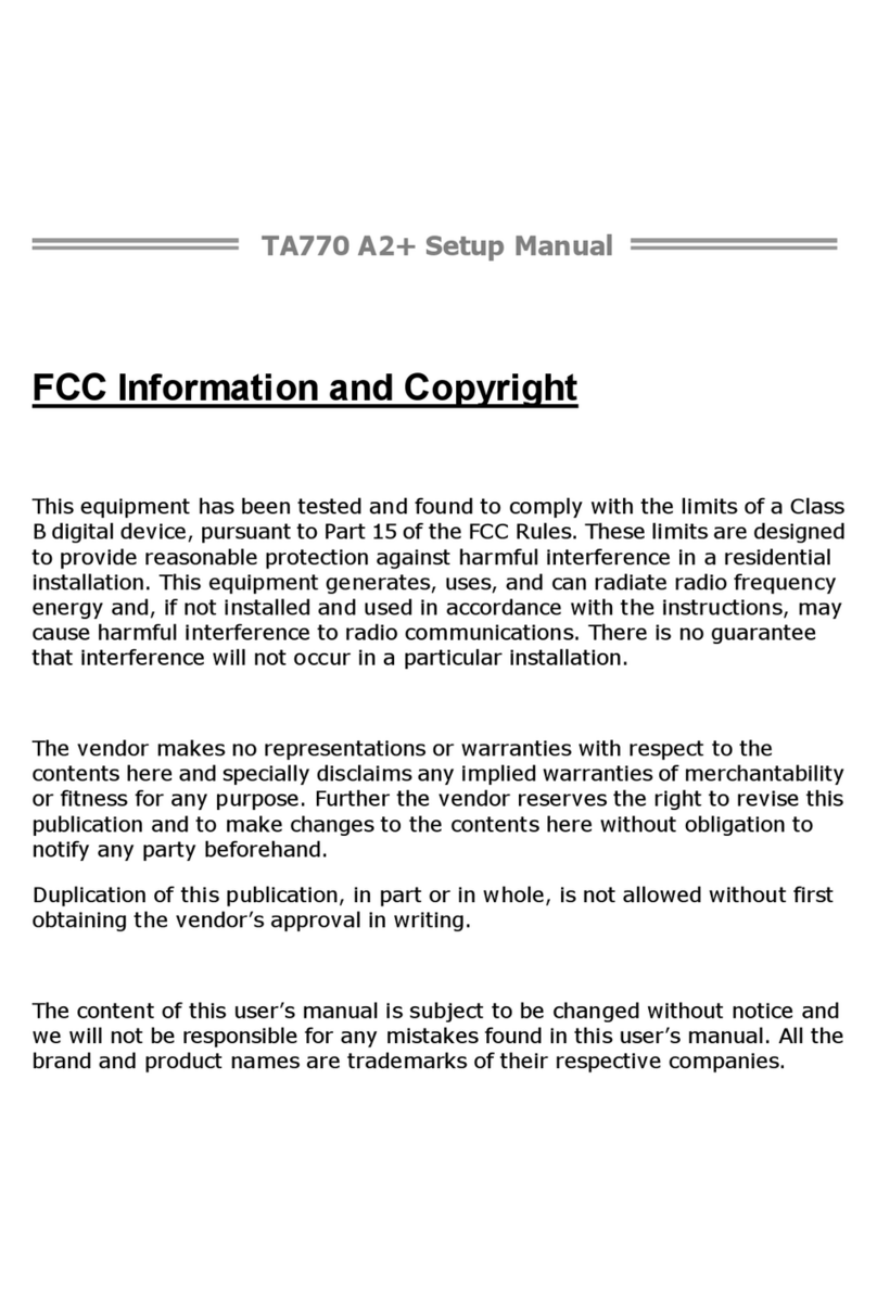 Biostar TA770 A2 Guide de l'utilisateur