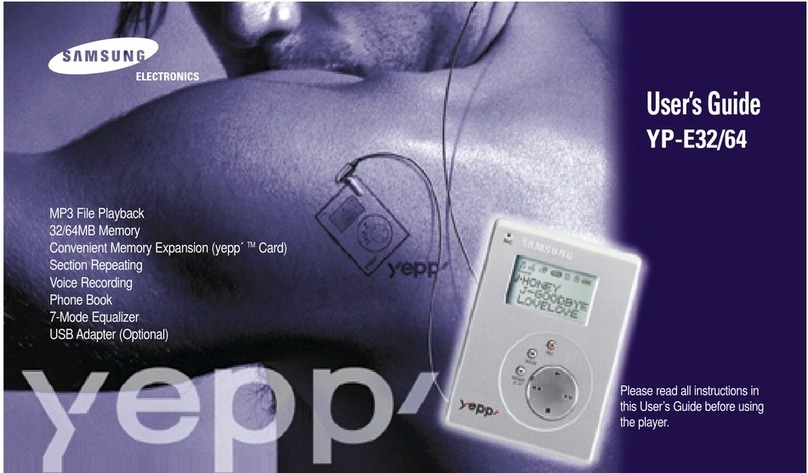 Samsung yepp' YP-E32 Manuel utilisateur