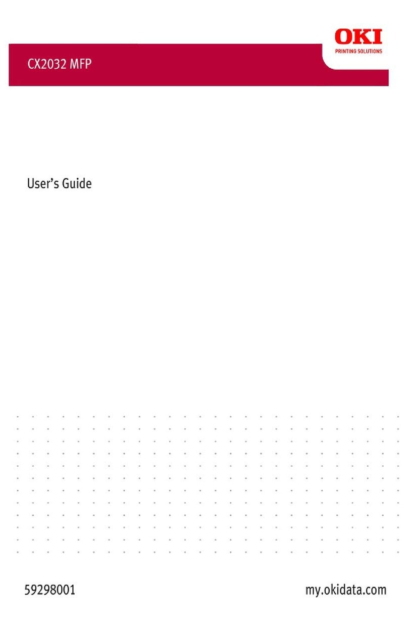 Oki MC560 MFP CX2032 Manuel utilisateur