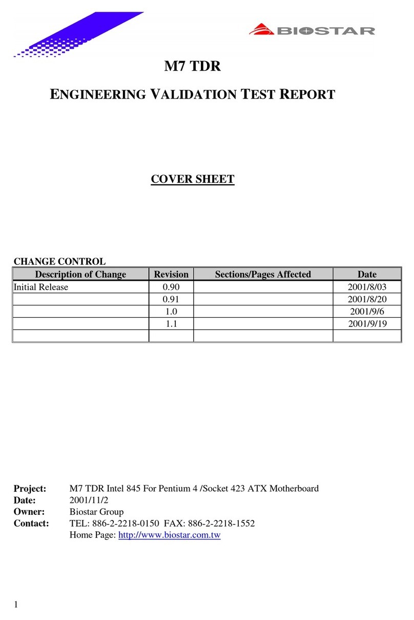 Biostar M7TDR Manuel utilisateur