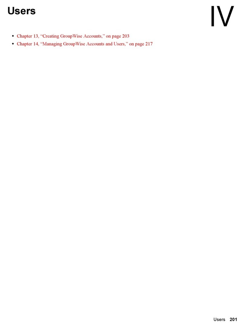 Novell GROUPWISE 7 - USERS Manuel utilisateur