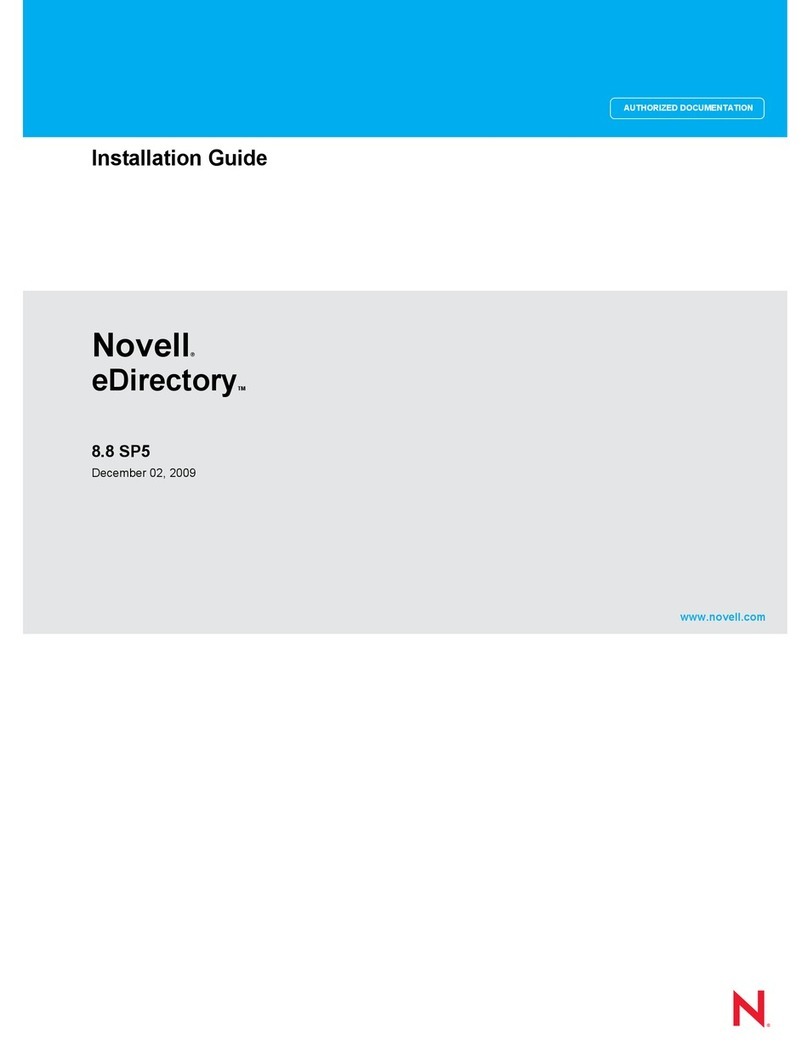 Novell EDIRECTORY 8.8 SP5 Manuel utilisateur