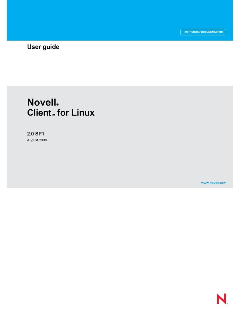 Novell CLIENT FOR LINUX 2.0 SP1 - 08-2008 Manuel utilisateur