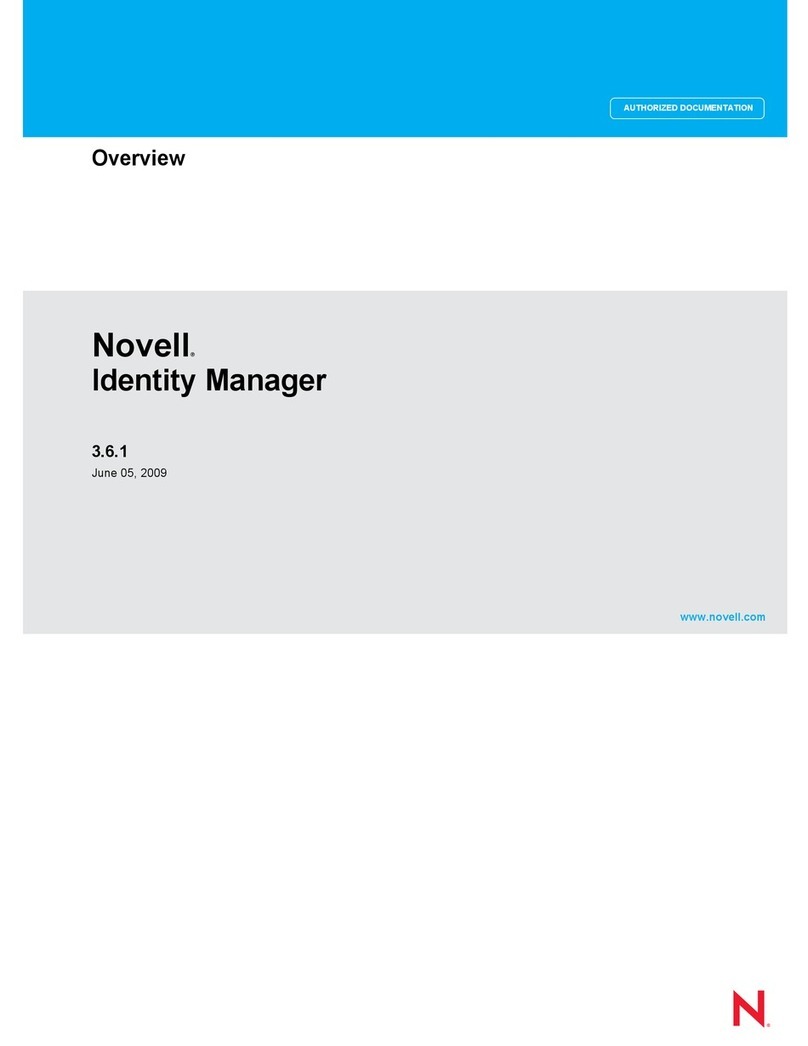 Novell IDENTITY MANAGER 3.6.1 Guide d'installation