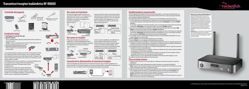Rocket Fish RF-RBAUX Manuel utilisateur