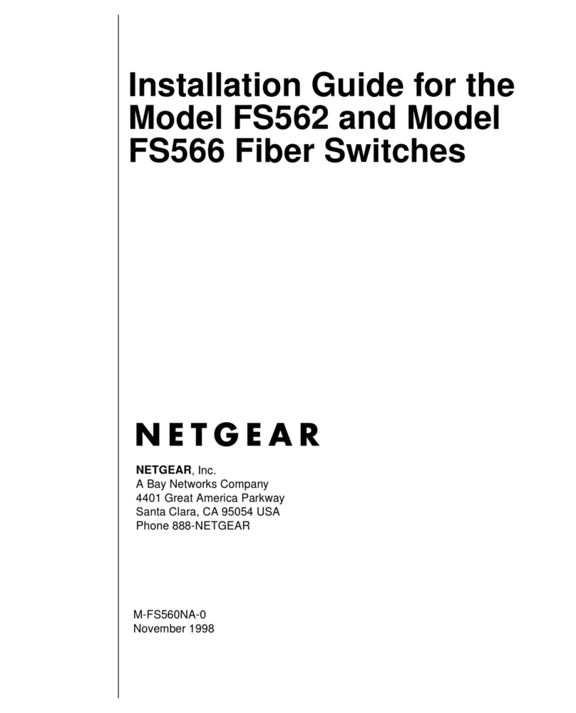 NETGEAR FS566 - Switch Manuel utilisateur