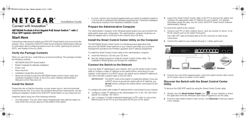NETGEAR ProSafe GS510TP Manuel utilisateur