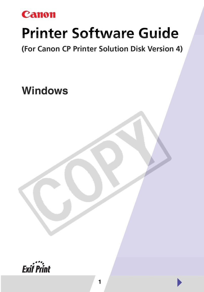 Canon Selphy CP600 Instructions de montage