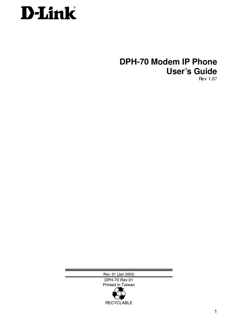 D-Link DPH-70 Manuel utilisateur