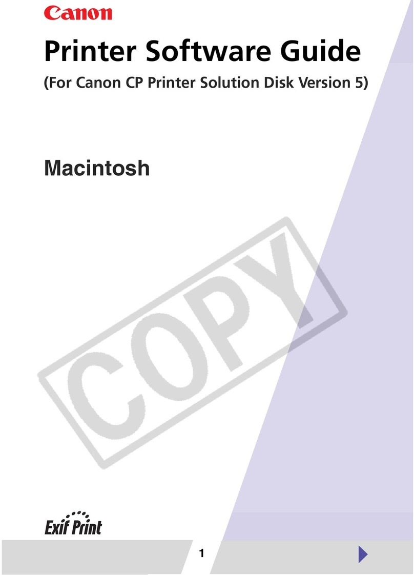 Canon Selphy CP510 Instructions de montage