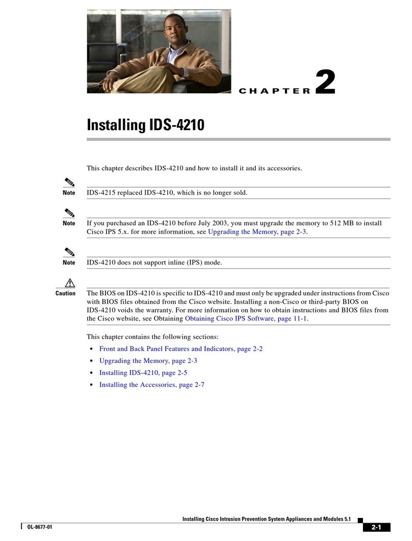 Cisco IDS 4210 - Intrusion Detection Sys 4210... Manuel utilisateur