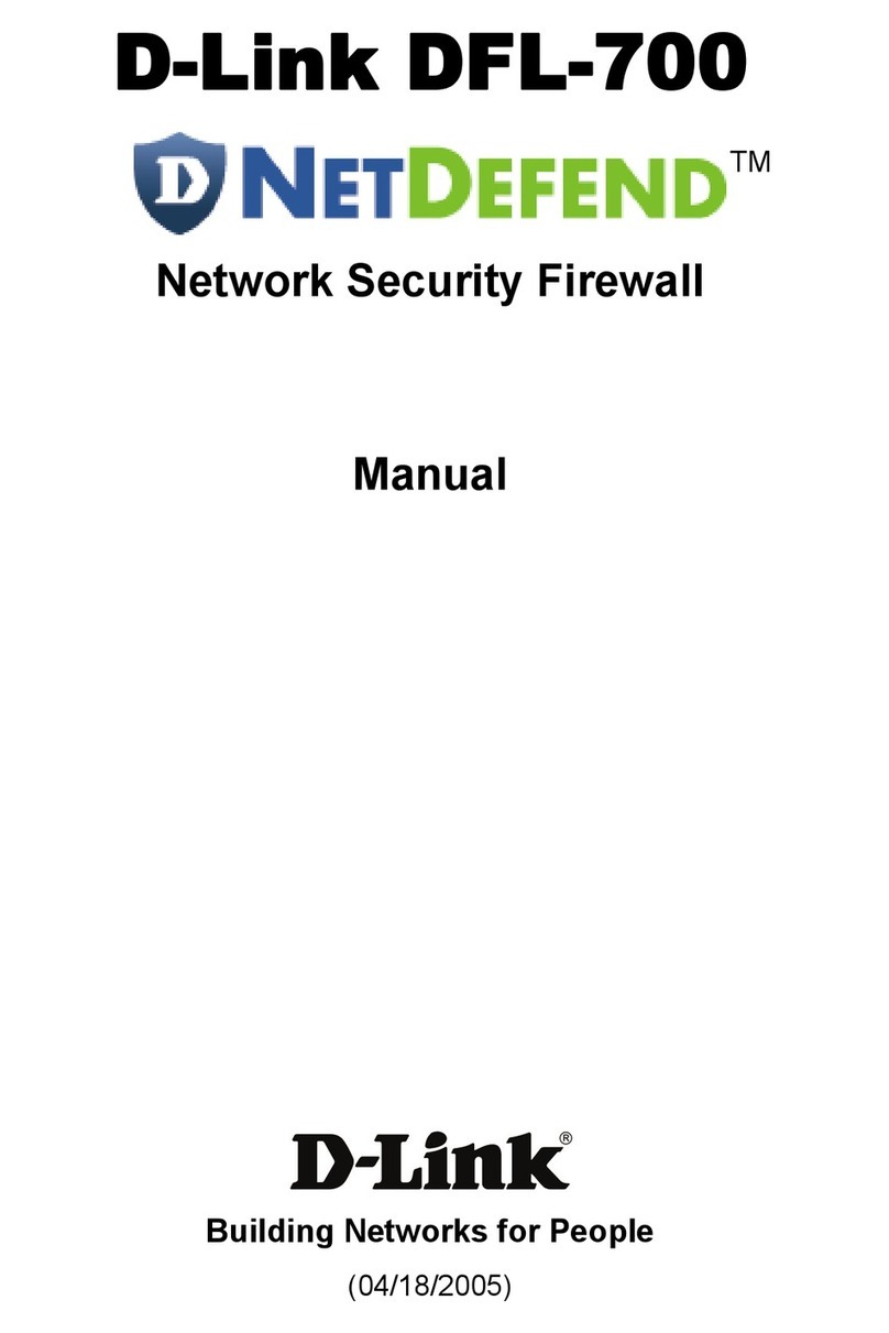 D-Link DFL-700 - Security Appliance Manuel utilisateur