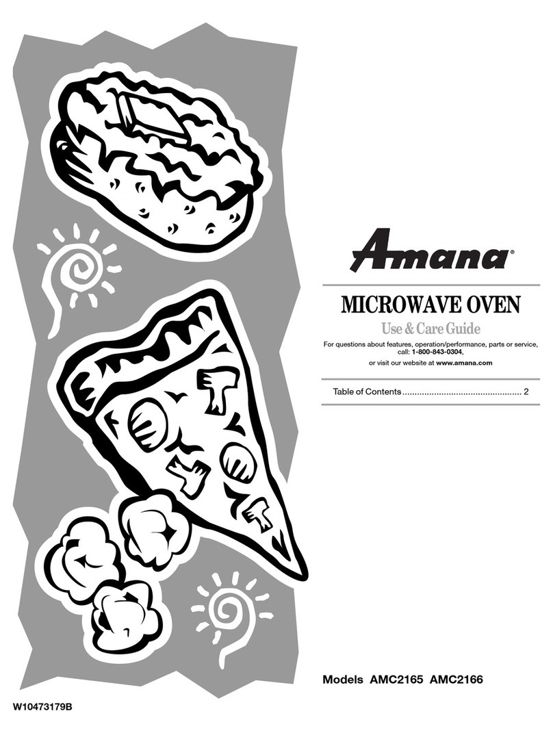 Amana AMC2165AB Manuel utilisateur
