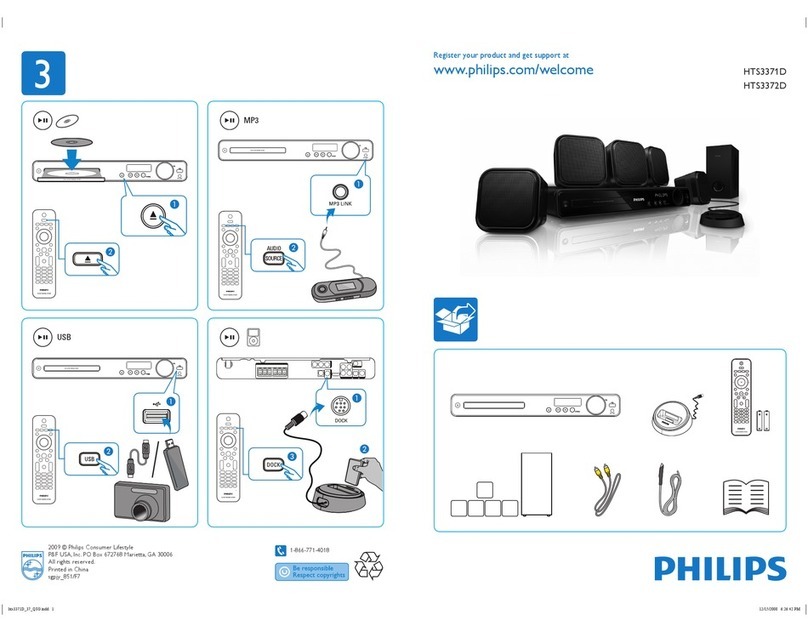 Philips HTS3372D Manuel utilisateur