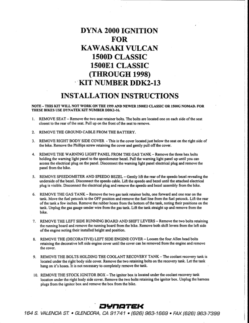 DYNATEK DDK2-13 Manuel utilisateur DYNATEK DDK2-13 Manuel utilisateur