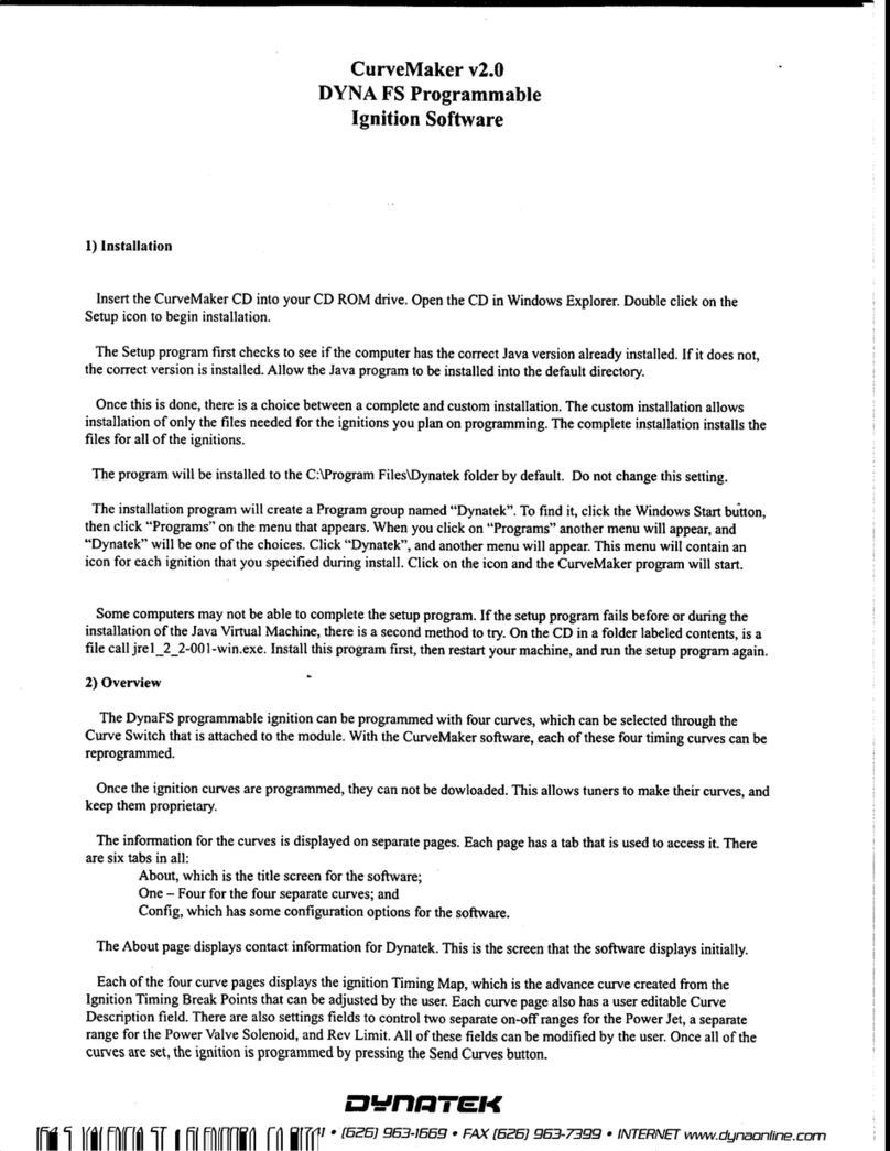 DYNATEK DFSPK-1 Manuel utilisateur