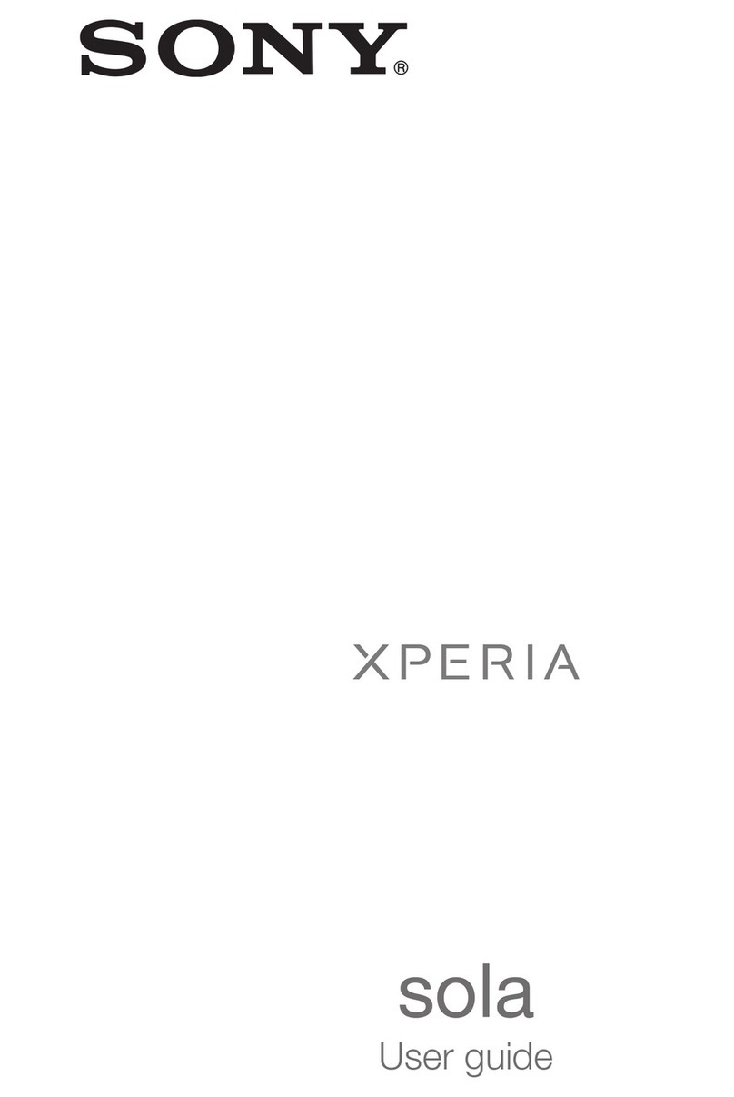 Sony Xperia Sola Manuel utilisateur