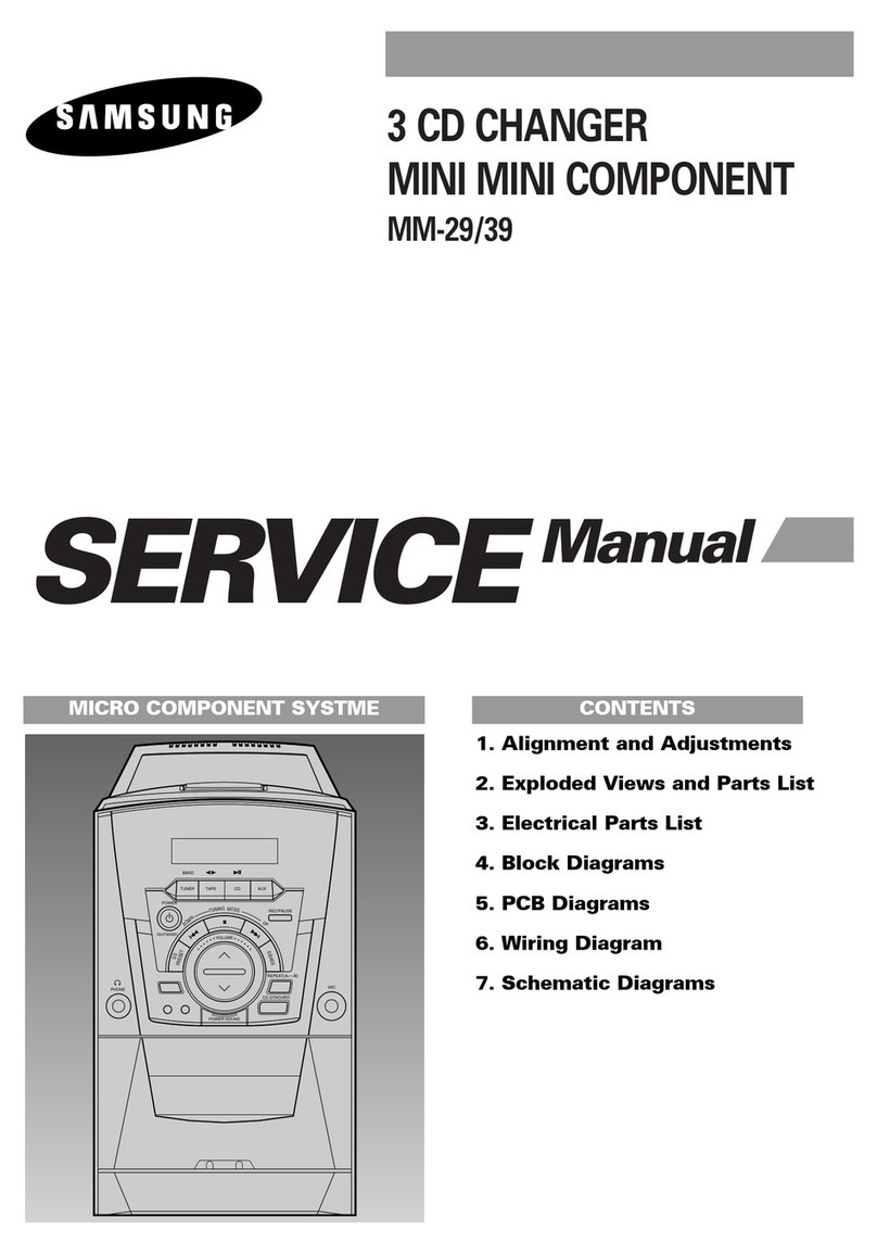 Samsung MM-39 Manuel utilisateur
