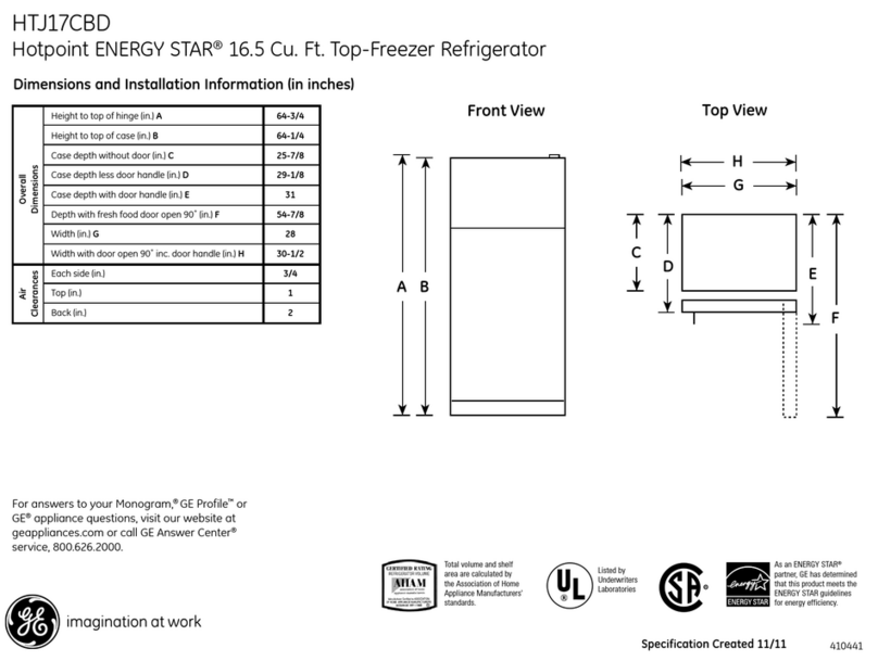 Hotpoint HTJ17CBDSA Manuel