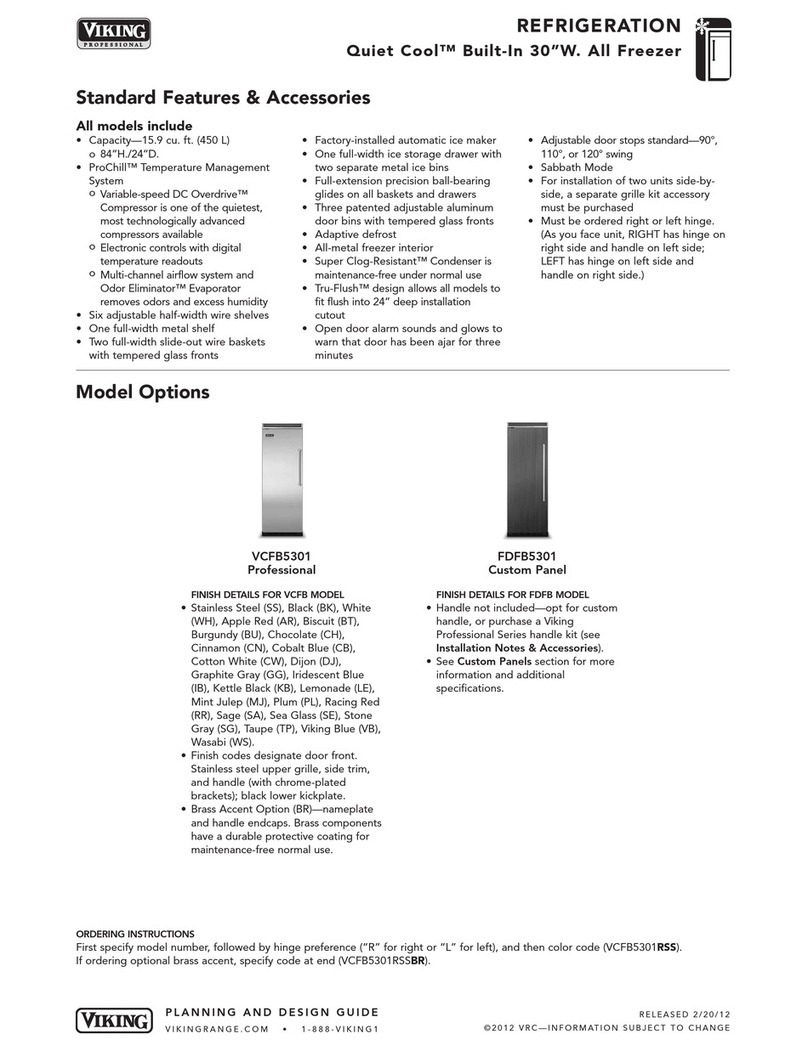 Viking FDFB5301R Mode d’emploi