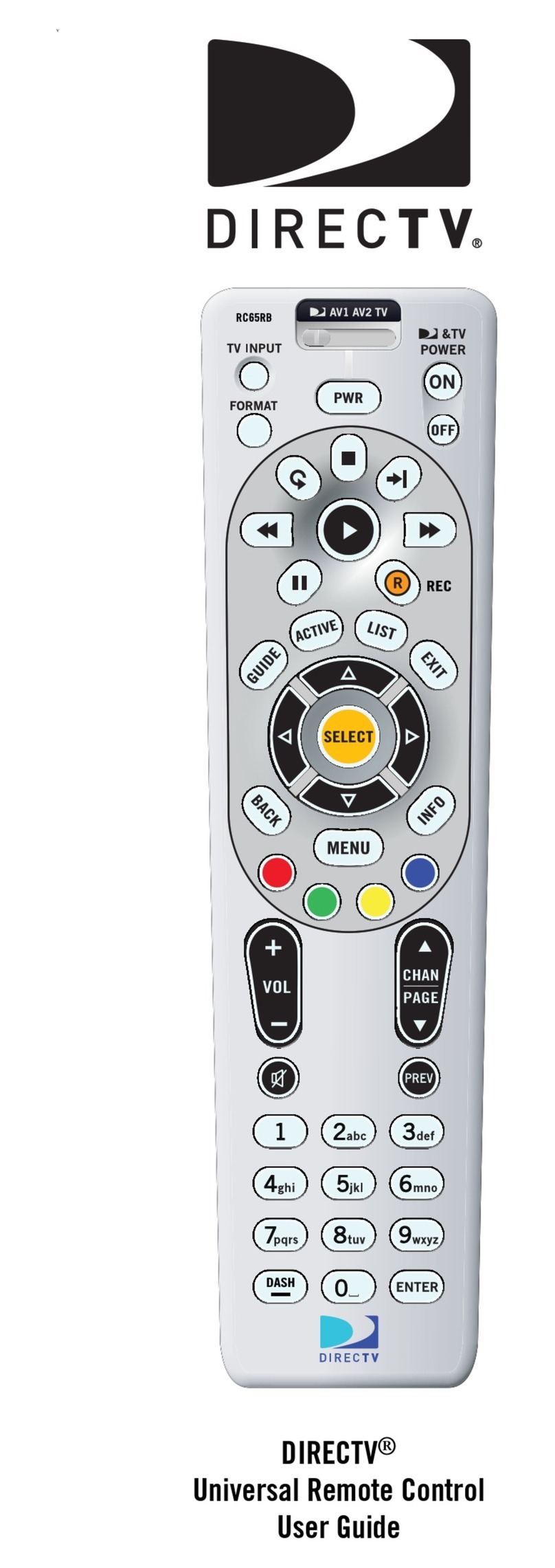 DirecTV RC65RB Manuel utilisateur