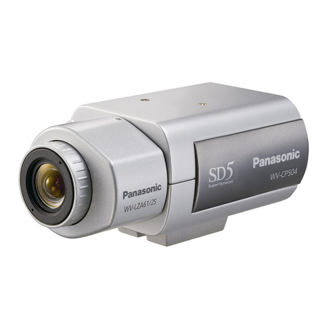 Panasonic WV-CP504 Manuel utilisateur Panasonic WV-CP504 Manuel utilisateur