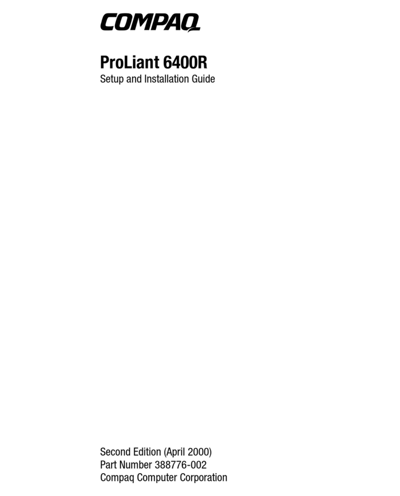 Compaq 6400R - ProLiant - 1 GB RAM Instructions d'utilisation et de sécurité