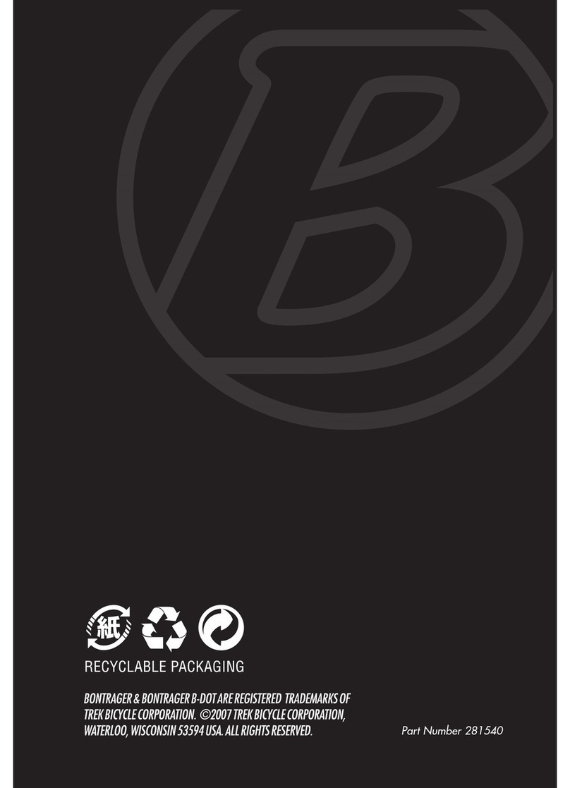 Bontrager FORK Manuel utilisateur Bontrager FORK Manuel utilisateur