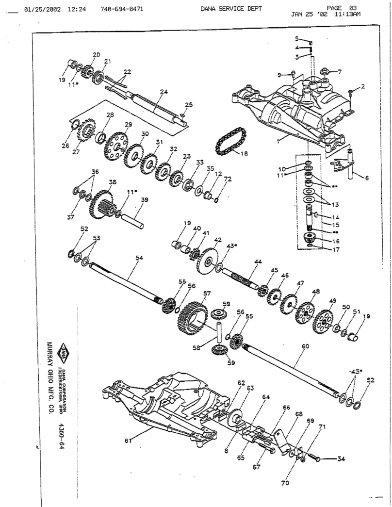 DANA 4360-64 Manuel utilisateur