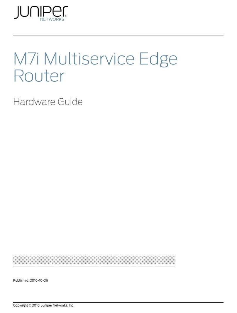 Juniper M7i Instructions d'installation