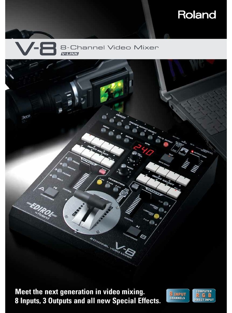 Edirol V-8 Manuel utilisateur