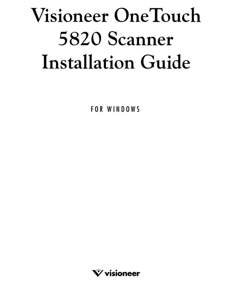 Visioneer OneTouch 5820 Manuel utilisateur