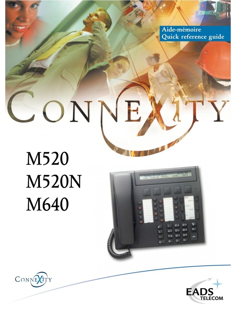Connexity M520 Manuel utilisateur Connexity M520 Manuel utilisateur