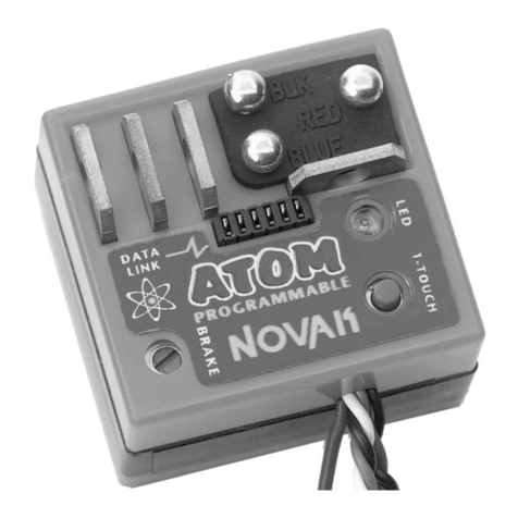 NOVAK ATOM AND CYCLONE ESC Manuel utilisateur